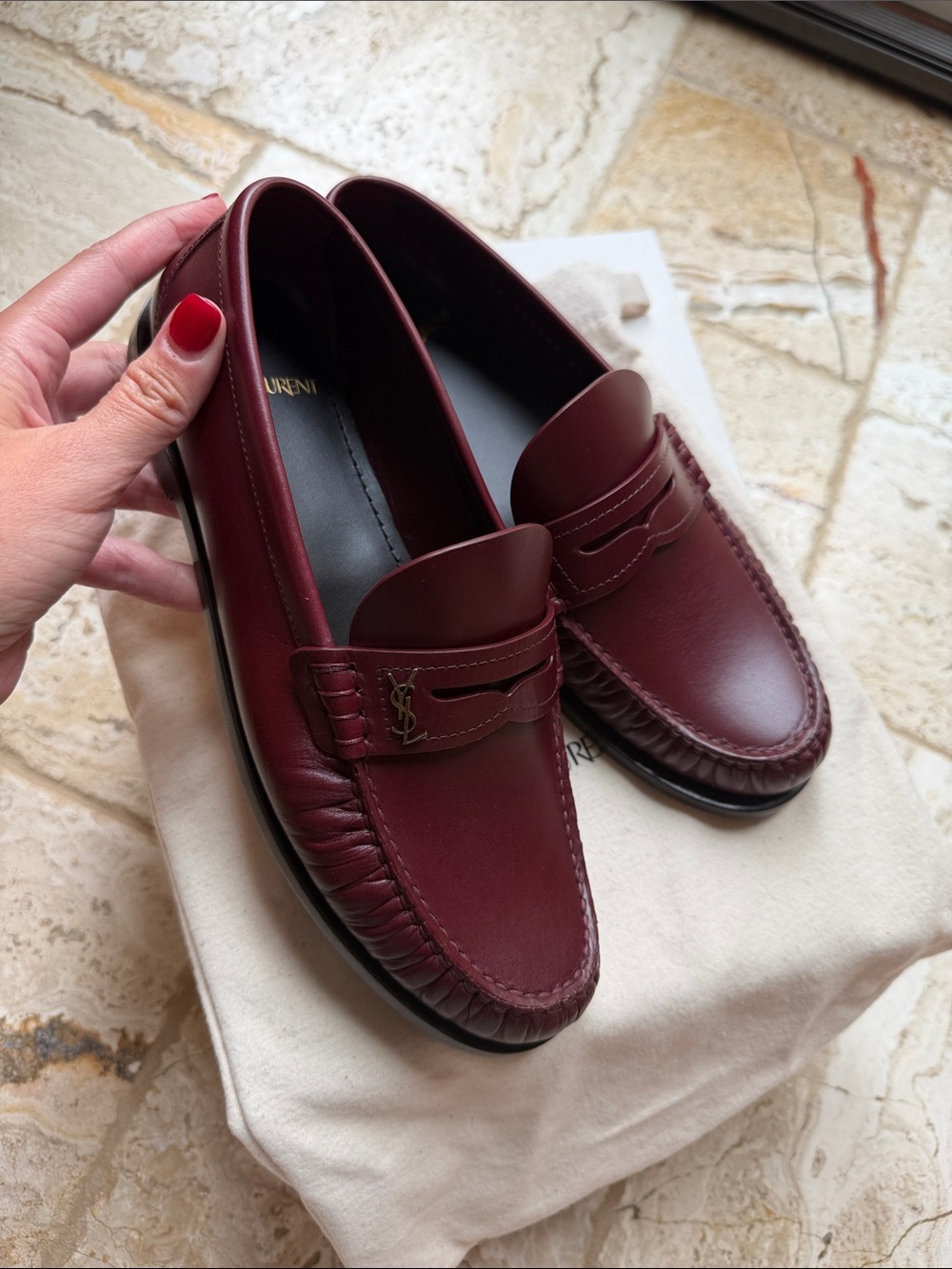 NEW Saint Laurent Penny Loafer